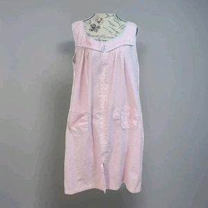 Secret Treasures nightgown Housecoat  Women's Size XL Front Zip Vintage - Picture 1 of 9