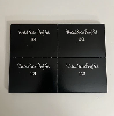 1981 Proof Set U.S. Mint Set Of 4 OGP *Read Description - Image 1 of 3