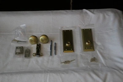 Juego de perillas de puerta de paso Signature Hardware Hubbard 480925 LEER DESCRIPCIÓN Foto 1 de 4