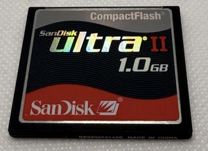 SanDisk Ultra II 1GB CF Compact Flash Camera Memory Card - Picture 1 of 12
