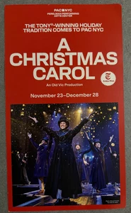 Off-Broadway Play Mailer Advertisement 2025 - A CHRISTMAS CAROL - Picture 1 of 2