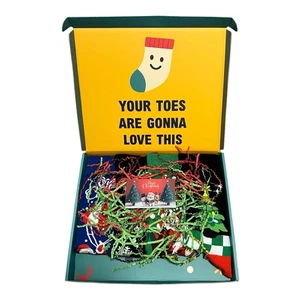4 Pairs Christmas Socks Gift Set Novelty Funny Unisex Socks Box - Picture 1 of 7