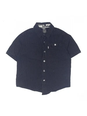 Camisa Shaun Blanca Niños Azul Manga Corta Abotonada XS Juvenil Foto 1 de 2