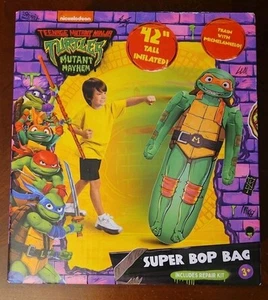 Super Bop Bag Punching Train Michelangelo Teenage Mutant Ninja Turtles 42" Tall - Picture 1 of 6