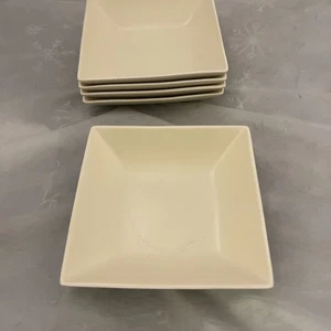 5 tazones cuadrados de porcelana/sopa Target Home de 6" x 2,75" nuevos con etiquetas - Imagen 1 de 6