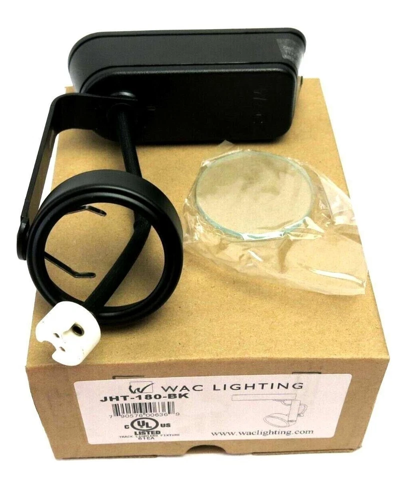 WAC Lighting - Black 50 Watt J Series 180 Low Voltage Track Head