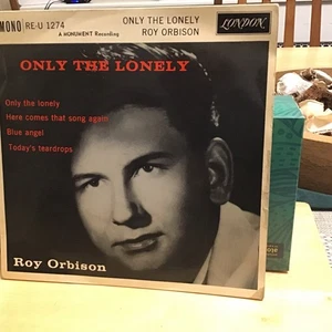 Roy Orbison Vinyl Record 7” Single Only The Lonely EP London RE-U 1274 1960 Mono - Picture 1 of 4