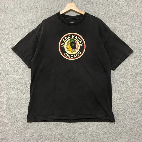 Chicago Blackhawks #88 Kane T-shirt Men's XL Black Short Sleeve Pullover NHL Cover