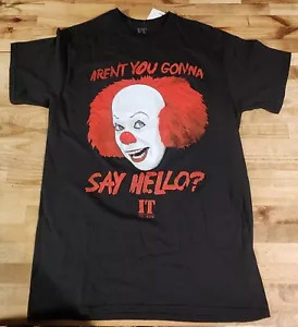 IT Shirt Herren Medium schwarz Horrorfilm Grusel Pennywise Freizeit weich Baumwolle - Bild 1 von 3