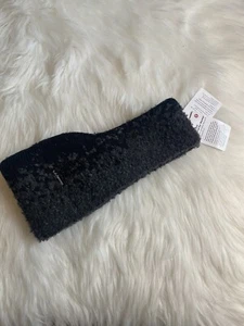 Lululemon Women's Ombre Knit Textured Ear Warmer Black/Graphite Grey New - Picture 1 of 4
