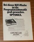 Seltene Werbung vintage SHARP OPTONICA RP-9100 HiFi Plattenspieler 1980