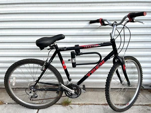 Black/Red Trek 800 Sport Bike, Lock, Head Light Mountain Biking, Vintage, Read - Picture 1 of 4