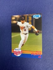 2007 FSN Minnesota Twins Team Issue Crime Prevention #7 Nick Punto - Police C