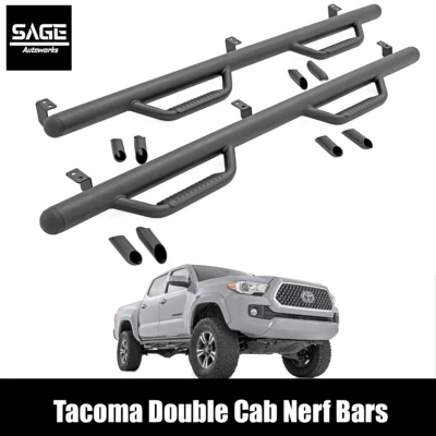 Rough Country Nerf Steps for 05-23 Toyota Tacoma Double Cab - Image 1 of 4
