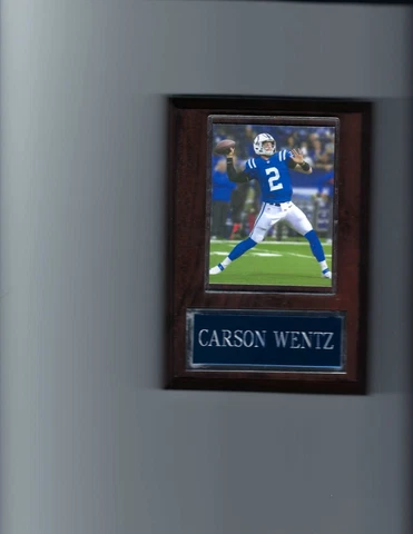 CARSON WENTZ PLAQUE INDIANAPOLIS COLTS FOOTBALL NFL Cover