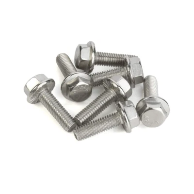 NUTS ABOUT BOLTS M5 M6 M8 M10 FLANGED HEXAGON HEAD BOLTS FLANGE HEX SCREWS A2 STAINLESS STEEL
