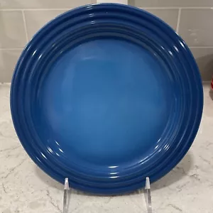 LE CREUSET 8.5” Plate MARSEILLE Blue 22cm VANCOUVER Salad Dessert Appetizer NEW - Picture 1 of 2