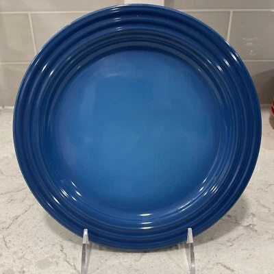 LE CREUSET 8.5” Plate MARSEILLE Blue 22cm VANCOUVER Salad Dessert Appetizer NEW - Image 1 of 2