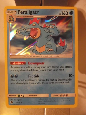 103PK24 - Feraligatr - 24/70 - Dragon Majesty - Rare Holo- NM - Image 1 of 2