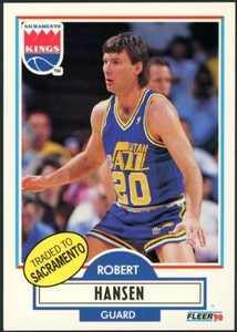 1990 Fleer Robert Hansen Card #186