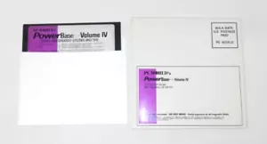 PC World’s PowerBase Volume IV • 5.25 Floppy Disk 1991 Utilities & Tips Vintage - Picture 1 of 6