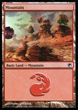 Mountain Foil Version 4 | NM | Scars of Mirrodin | Magic MTG