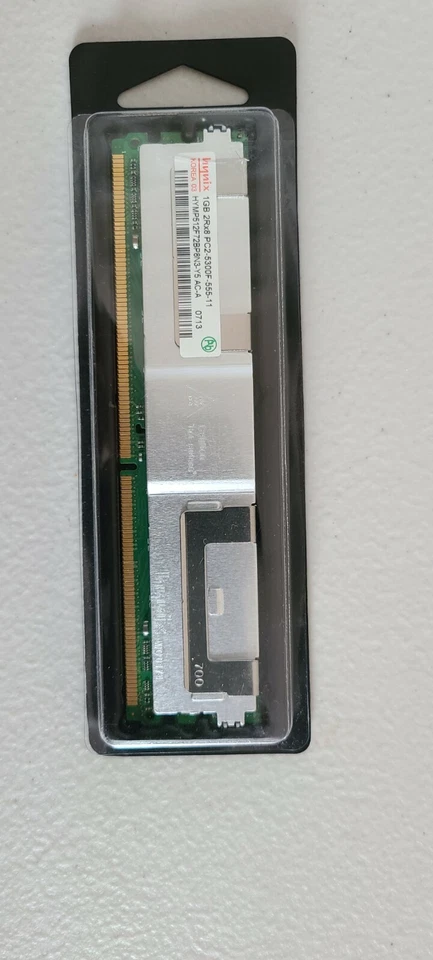 4-PACK HYNIX 1GB 2RX8 PC2-5300F-555-11 240PINS DDR2 ECC-HYMP512F72CP8D3-Y5 - Image 1 of 1