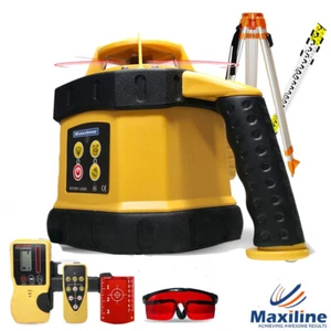 Self Leveling Rotary Rotating Laser Level Tripod and Staff GSW102 Red Beam Video - Picture 1 of 11