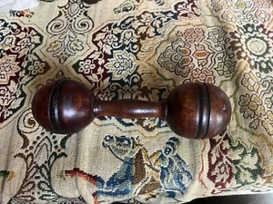 Antike Holzhantel - Bild 1 von 6