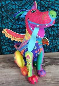 Disney Pixar COCO 12" Dante Alebrije SPIRIT Dog Plush Works Barks Talking - Picture 1 of 12