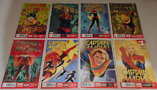 Captain Marvel #1-8 (Complete) From the 2014 Marvel 1-15 series, Lot set run 8th