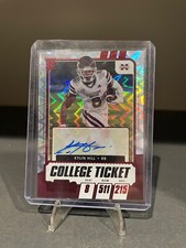 2021 Contenders Draft Picks Kylin Hill Auto - Mississippi State Green Bay Packer