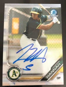 2019 Bowman Chrome Jameson Hannah Prospect Auto Autograph #CPA-JHA - Bild 1 von 2