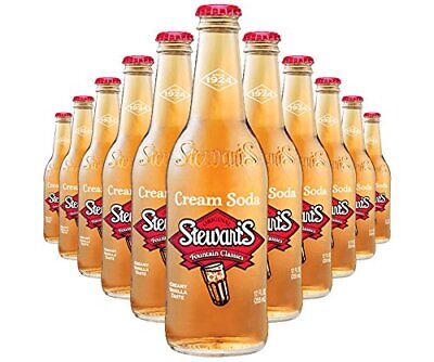 Stewarts Cream Soda, 12 fl oz (12 Glass Bottl...