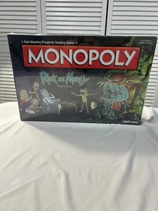 Monopoly Rick and Morty Edition Board Game BRAND NEW SEALED - Picture 1 of 4