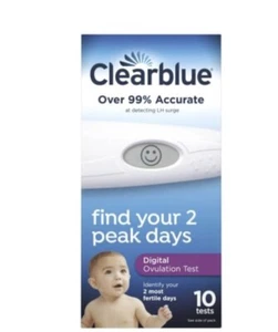 Clearblue Advanced Digital Ovulation Test 10 Tests New Sealed - Picture 1 of 2