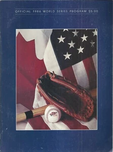 Vintage New York Mets vs Houston Astros 1986 World Series Programm Lot B - Bild 1 von 6