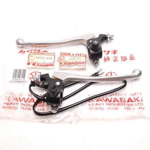 Kawasaki KE100 KE125 KE175 KL250 KH250 Lever Assy Front Brake RH + Clutch LH NOS - Picture 1 of 6