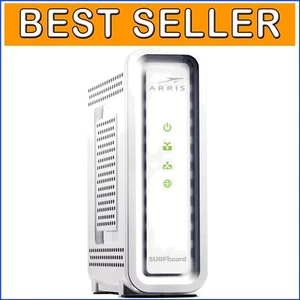 Advanced SURFboard Cable Modem with 32x8 Channels - Faster, More Secure Internet - Picture 1 of 11