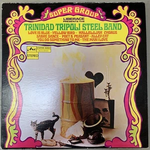 Vintage Trinidad Tripoli Steel Band Calypso Island Record Vinyl lp Album Signed - Picture 1 of 5