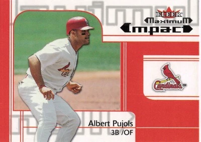 2002 Fleer Maximum #251 Albert Pujols Impact - Image 1 of 2
