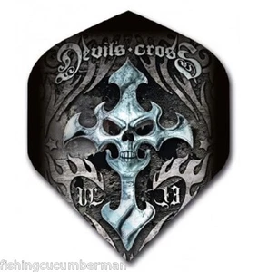 5 SÄTZE RÜCKSICHTSLOSE ALCHEMIE "DAS TEUFELSKREUZ" STARKE DART FLIGHTS - Bild 1 von 1
