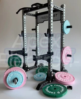 3D Printed Squat Rack Desktop Ornaments Fitness Handyhalterung Creative Hobby - Bild 1 von 4