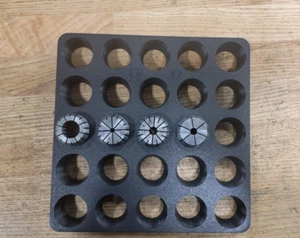 (2-pack) ER-32 Collet Tray: ER32 Organizer for storage, Tools Caddy. Tool Rack - Picture 1 of 6