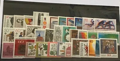 Germany Complete Year 1979 Stamp Set + Mini Sheet MNH German Stamps - Image 1 of 2