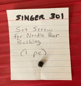 SINGER 301 NÄHMASCHINE Madenschraube für Nadelstangenbuchse - Bild 1 von 4