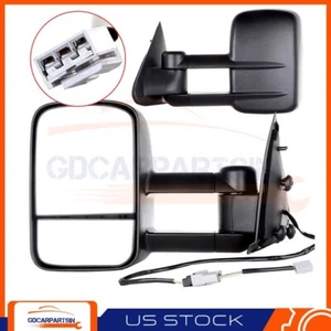 Juego de espejos retrovisores plegables manuales eléctricos para 1997-2003 F150 1997-1999 F250 (telescópicos) - Imagen 1 de 10