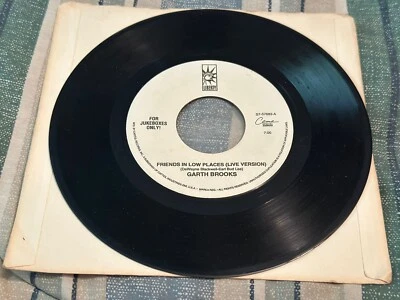 Rare Garth Brooks Jukebox 45 - Thunder Rolls (Live) Friends in Low Places (Live) - Image 1 of 2