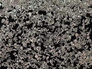*~100~💕Piece, Bulk Mixed Lot Random Antique Silver Charms ~DIY Jewelry Making! - Picture 1 of 11