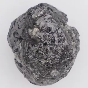 Diamante sfuso grezzo naturale vero 1,44 CT grigio scuro pietra preziosa grezza non tagliata diamante - Foto 1 di 8